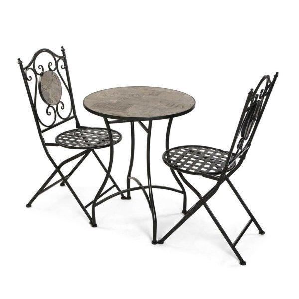 Asztal Készlet 2 Székkel Versa Ivar Fekete 60 x 71 x 60 cm MOST 210296 HELYETT
115285 Ft-ért!