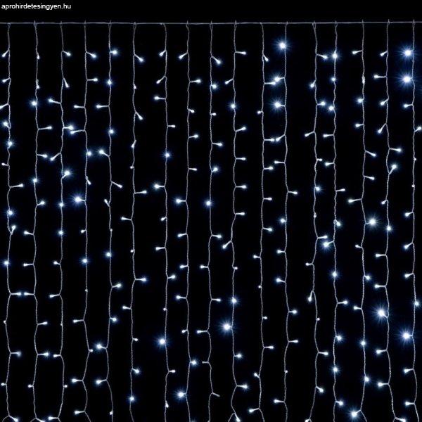 LED-es fény fűzér Fehér 120 x 0,5 x 175 cm MOST 17116 HELYETT 10980 Ft-ért!
