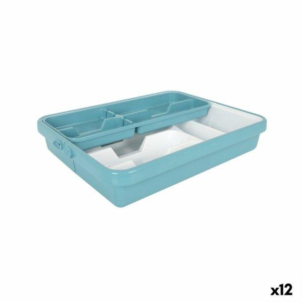 Evőeszköz szervező Tontarelli Mixy Türkizkék 31,7 x 41,8 x 7,7 cm
Kihúzható (12 egység) MOST 99123 HELYETT 54906 Ft-ért!