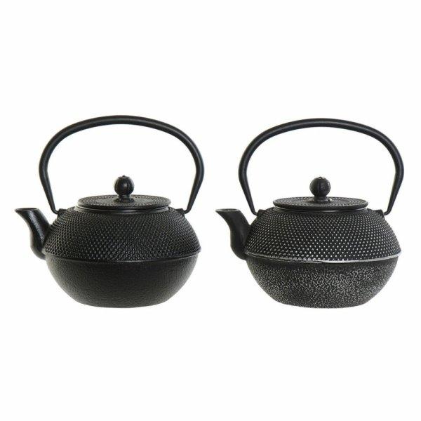 Edények DKD Home Decor Fekete Ezüst Vas (18.5 x 16 x 17 cm) (2 pcs) (1200 ml)
MOST 38540 HELYETT 22554 Ft-ért!