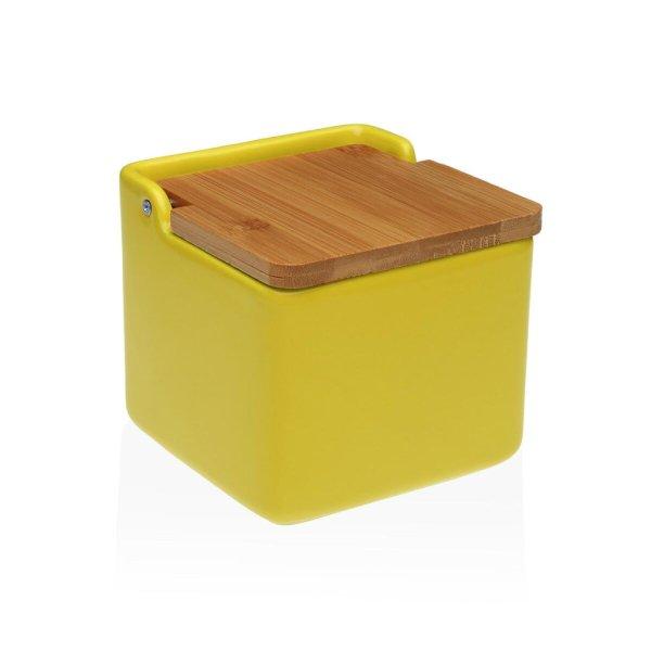 Sótartó fedéllel Versa Sárga Kerámia 12,2 x 11,5 x 12,2 cm MOST 6381
HELYETT 3307 Ft-ért!