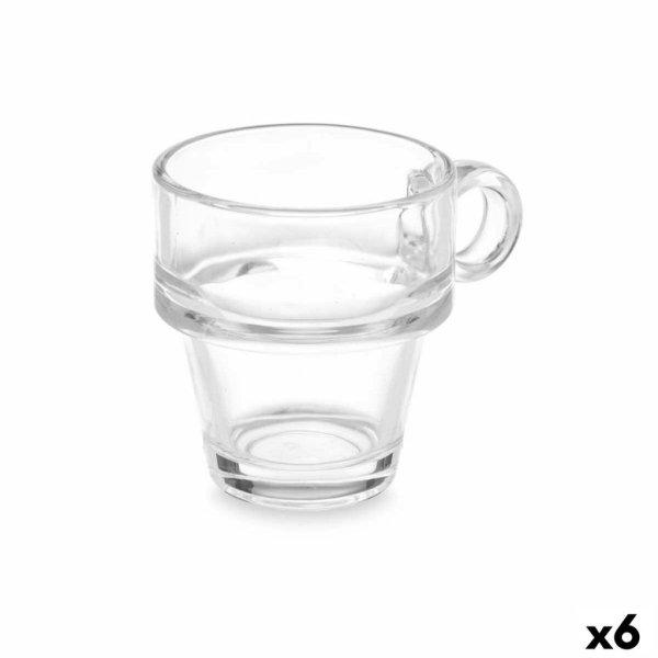 чаша за чай Vivalto Z908-4/BHA6 Átlátszó Üveg 90 ml (6 egység)
MOST 4130 HELYETT 2166 Ft-ért!