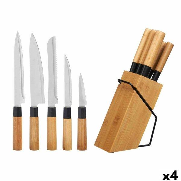 Kés készlet fa alappal Kinvara KT171028A 6PCS Természetes Bambusz Acél (4
egység) MOST 58355 HELYETT 39768 Ft-ért!