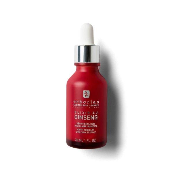 Erborian Fiatalító szérum Elixir Au Ginseng (Youth Micellar Emulsion Essence)
30 ml