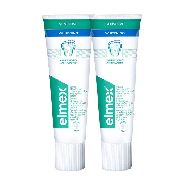 Elmex Fehérítő fogkrém érzékeny fogakra Sensitive Whitening Duopack 2x 75
ml