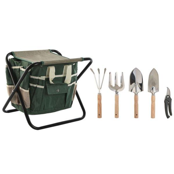Kertészeti szerszámkészlet Home ESPRIT 7 Darabok Fekete Zöld Ezüst színű
40 x 28 x 35 cm MOST 44836 HELYETT 26242 Ft-ért!