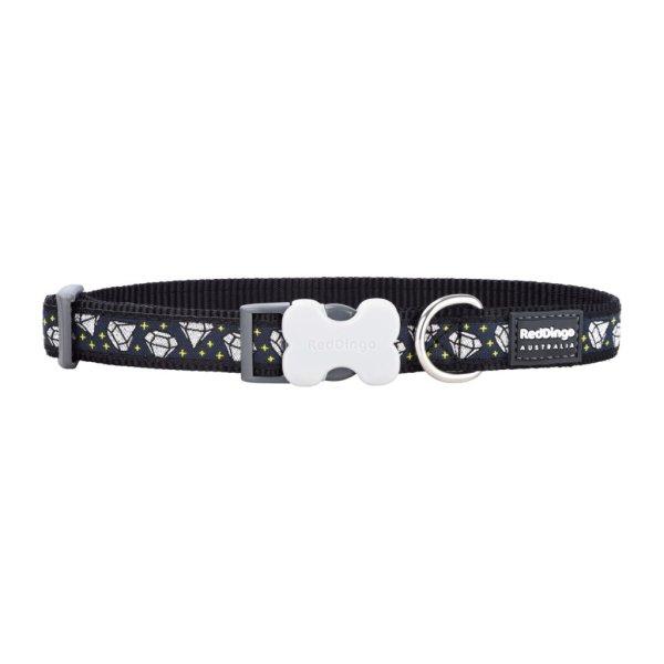 Nyakörv Red Dingo STYLE DIAMOND 15 mm x 24-36 cm Fekete MOST 6056 HELYETT 3398
Ft-ért!