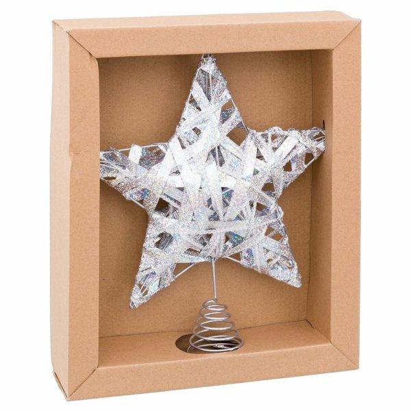 Karácsonyi csillag Ezüst színű Fém 25 x 5,5 x 30 cm MOST 11377 HELYETT 6813
Ft-ért!