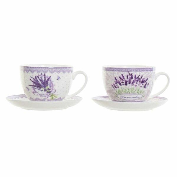 Csésze Tányérral DKD Home Decor Levendula (220 ml) (2 pcs) MOST 6806 HELYETT
4076 Ft-ért!