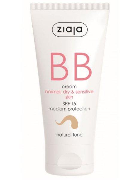 Ziaja BB Cream normál, száraz, érzékeny bőrtónusra SPF15 50 ml