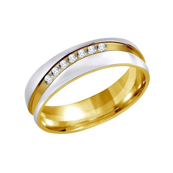 Silvego Acél karikagyűrű nőknek MARIAGE RRC2050-Z 63 mm