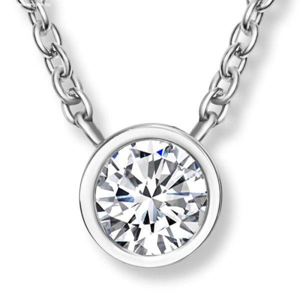 CRYSTalp Minimalista acél nyaklánc kristállyal Soliter 30398.CRY.E