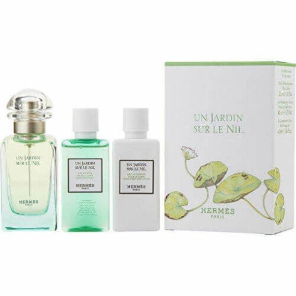 Hermes Un Jardin Sur Le Nil - EDT 50 ml + tusfürdő 40 ml + testápoló 40 ml