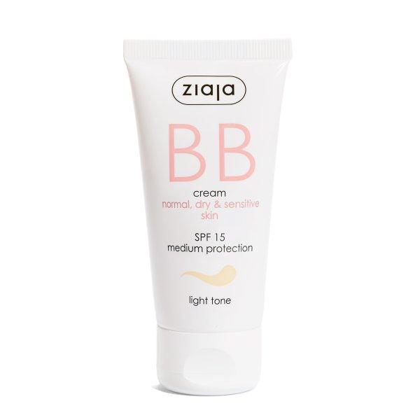 Ziaja BB krém normál, száraz és érzékeny bőrre SPF 15 Light Tone (BB
Cream) 50 ml