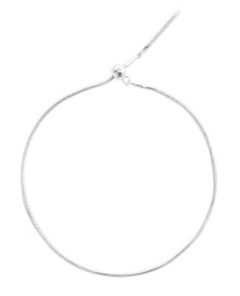 Daniel Wellington Ezüst karkötő Kígyólánc Charms DW00401047
