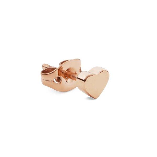 Daniel Wellington Bronz single fülbevaló szív DW00400857 - 1 db