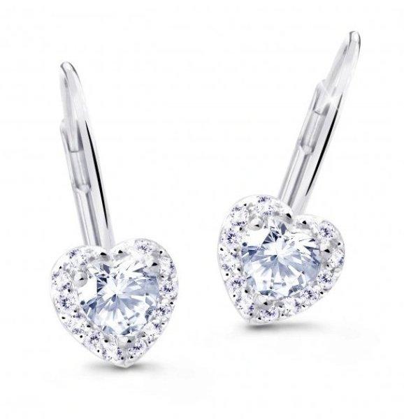 Cutie Jewellery Gyengéd fülbevaló csillogó cirkónium kövekkel Z8015-55-X-2
átlátszó