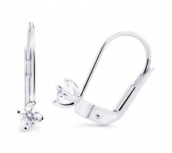 Cutie Jewellery Fehér arany lógó fülbevaló Z8014-55-10-X-2