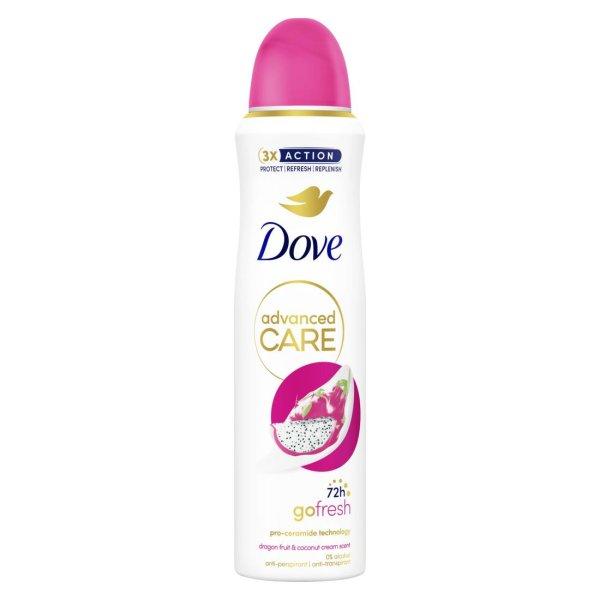 Dove Izzadásgátló spray Advanced Care Dragon Fruit & Coconut Cream
(Anti-Perspirant) 150 ml