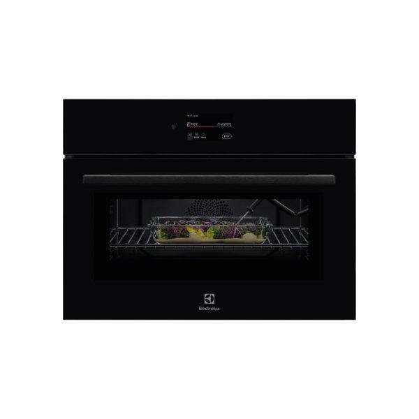 Electrolux LVL9E2XZ CombiQuick beépíthető kompakt sütő mikrohullámmal
fekete