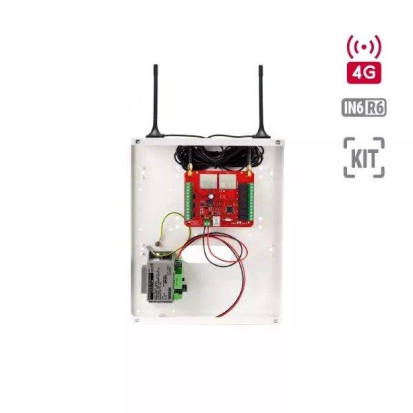 TELL Dualcom-4G-IN6-R6-KIT Dualcom SIA IP 4G kommunikátor, fém házban,
tápegységgel