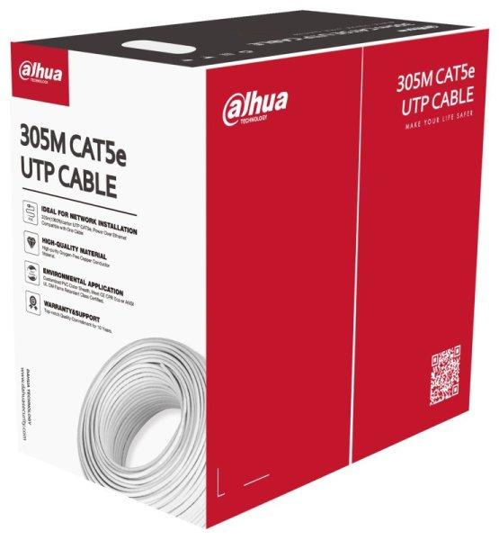 Dahua PFM920I-5EUN UTP fali kábel, cat5e, 305 fm, dobozos kiszerelés, 0,45 mm
rézmag