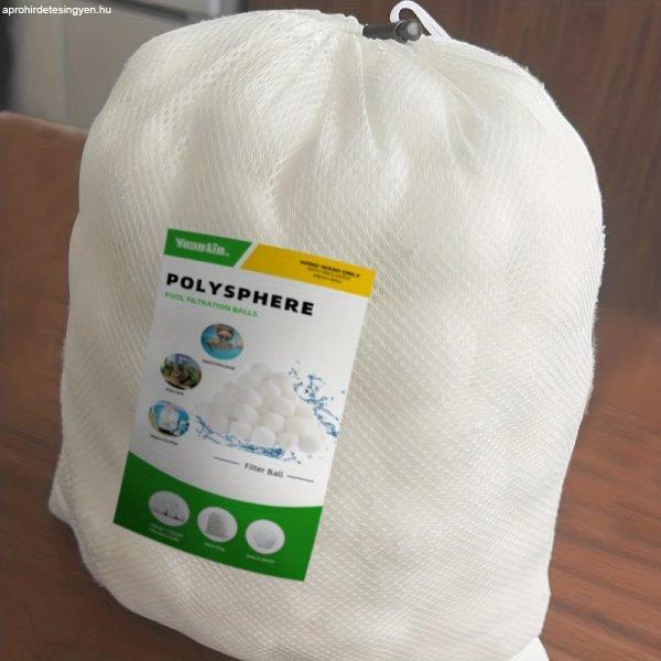 Medenceszűrő golyók mosózsákkal, 500g 