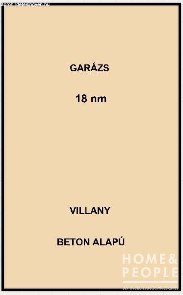 Eladó garázs Szeged- Felsővároson!