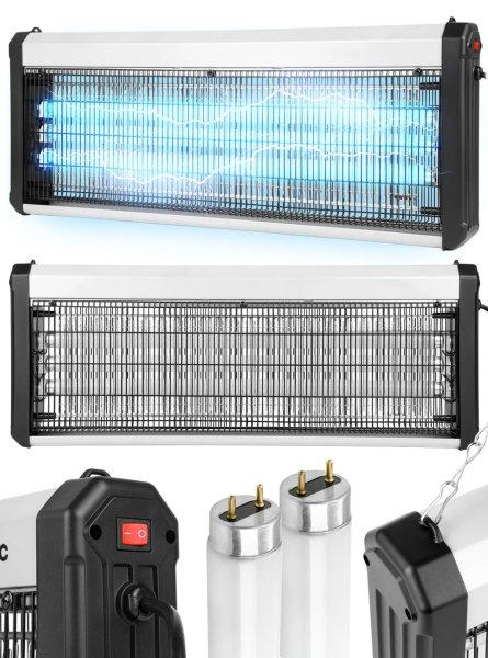 MasterKiller 60W rovarcsapda UV fénnyel – 3800V, 300 m², 3x20W fénycső,
felfüggeszthető