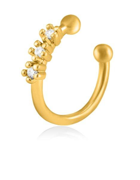 Troli Aranyozott single fülbevaló VEDE092G - 1 db