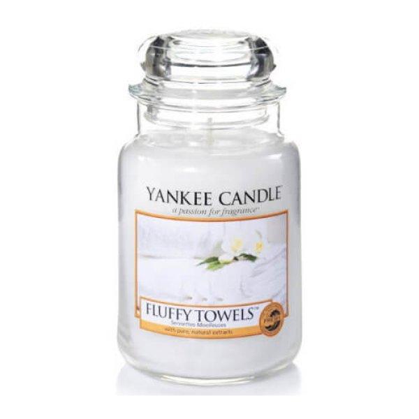 Yankee Candle Illatgyertya Classic Fluffy Towels 623 g - nagy