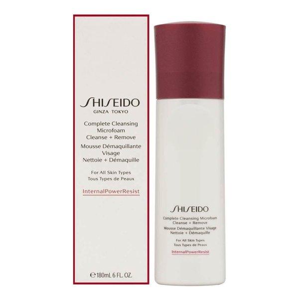 Shiseido (Complete Cleansing Microfoam) 180 ml könnyű, arctisztító hab