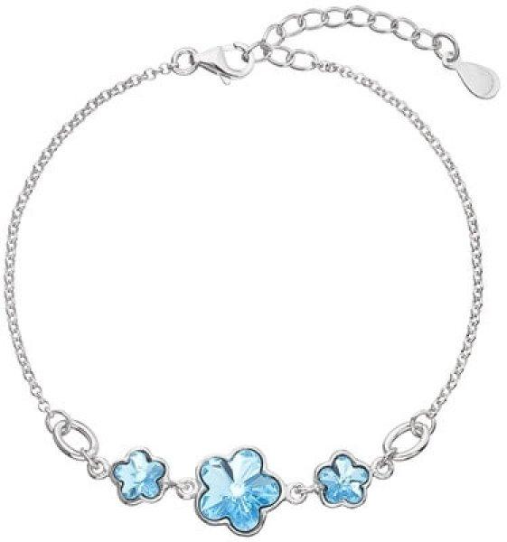 Evolution Group - Pavona Ezüst karkötő Swarovski kristályokkal Blue 33112.3