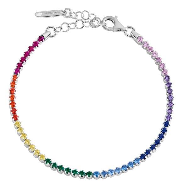 Brosway Karkötő színes cirkónium kövekkel Fancy Joyful Rainbow FJR08