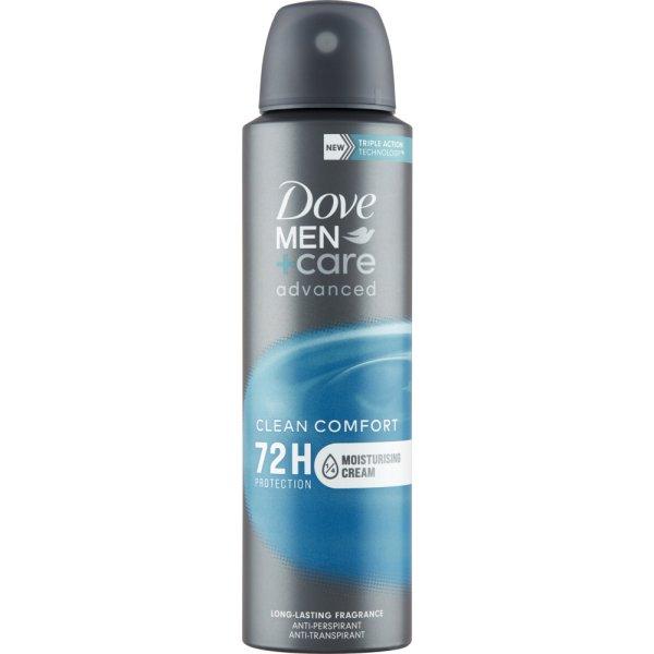 Dove Izzadásgátló spray Men+Care Advanced Clean Comfort (Anti-Perspirant) 150
ml