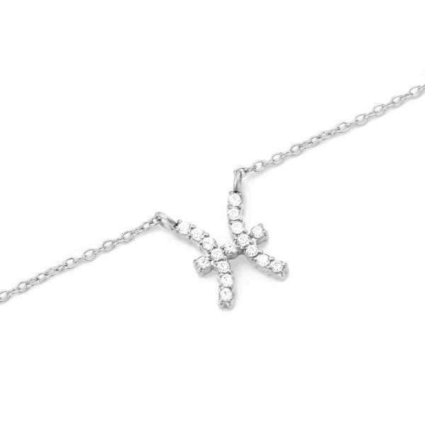 Daniel Wellington Elegáns acél nyaklánc Halak Crystal Zodiac DW00400954