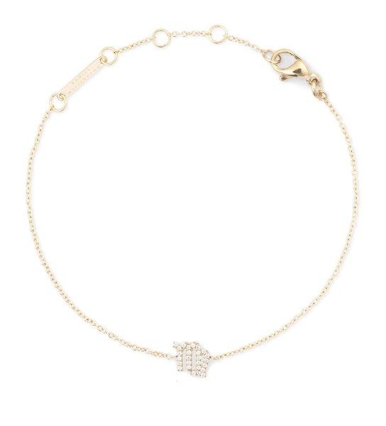 Daniel Wellington Aranyozott lánc karkötő Szűz Crystal Zodiac DW00400912
