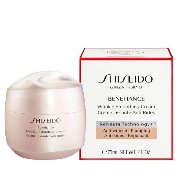 Shiseido Ránctalanító bőrápoló krém Benefiance (Wrinkle Smoothing Cream)
75 ml
