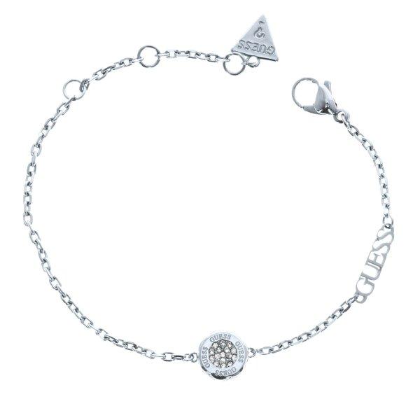 Guess Stílusos acél karkötő cirkónium kövekkel Stylish Guess JUBB04594JWRH
15,5 cm