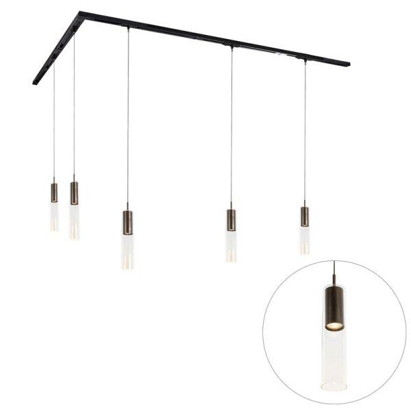 Modern sínrendszer 5 medálos lámpával, sötét bronz, 1 fázisú - Iconic
Lloyd