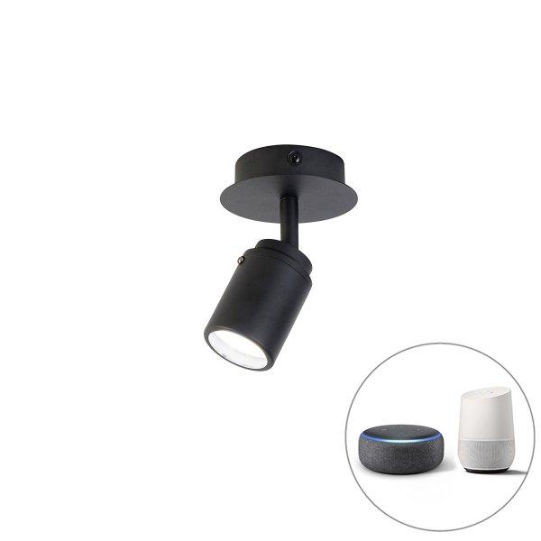 Okos fürdőszoba reflektor fekete IP44 WiFi-vel, GU10 - Ducha