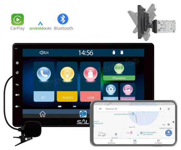 Bluetooth USB SD MP3 autórádió Multimédia lejátszó 9 colos
érintőképernyővel VBX1000
