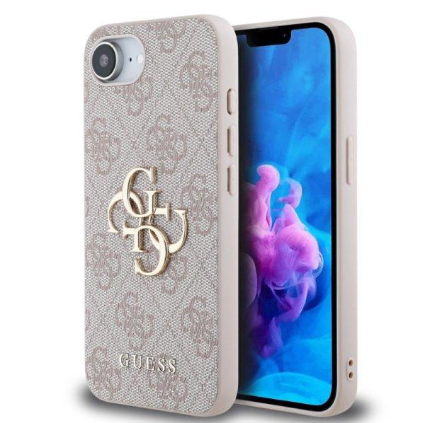 Guess PU 4G Metal Logo Apple iPhone 16 Pro (6.3) hátlapvédő tok pink
(GUHCP16L4GMGPI)