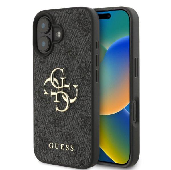 Guess PU 4G Metal Logo Apple iPhone 16 Pro (6.3) hátlapvédő tok szürke
(GUHCP16L4GMGGR)