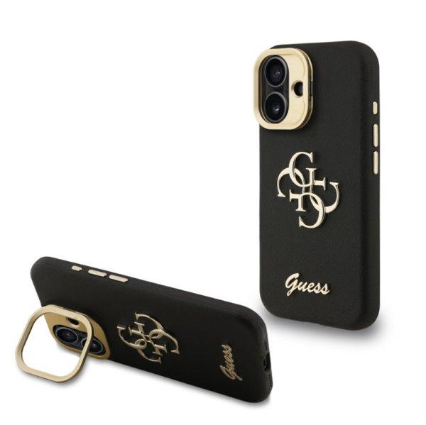 Guess PU Grained 4G Stand Apple iPhone 16 Pro Max (6.9) hátlapvédő tok fekete
(GUHCP16XPCS4GSK)
