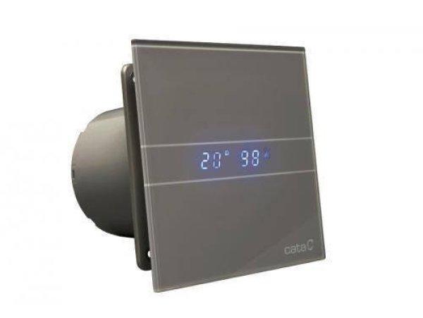 Cata E-100MSTH ventilátor metakrilát előlappal, utószellőztető és
páraérzékelő funkcióval, szürke