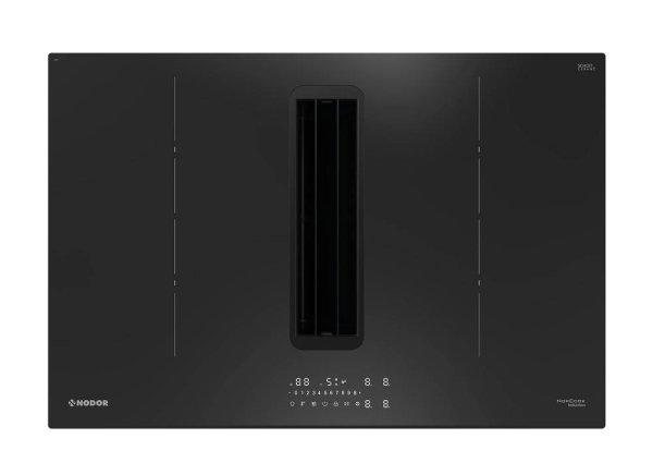 NODOR - NorCoock N8426 BK FLOW-IN indukciós főzőlap beépített elszívóval