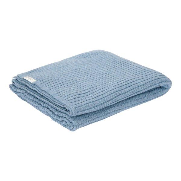 Little dutch kötött babatakaró Pure Denim Blue