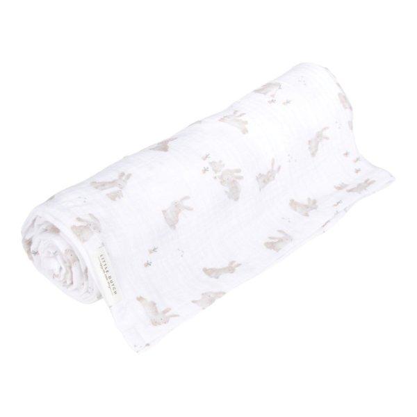 Little Dutch muszlin textilpelenka 120x120 cm - Baby Bunny