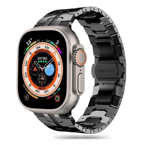 Tech-Protect STAINLESS LINE rozsdamentes acél óraszíj Fekete, Apple Watch
42mm (S1-S3) / 44mm / 45mm / 46mm / 49mm készülékhez